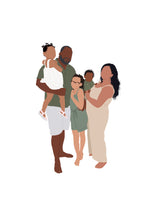 Load image into Gallery viewer, Family Illustration