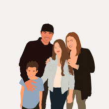 Load image into Gallery viewer, Family Illustration